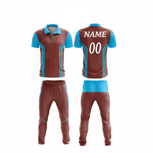 Cricket Uniform Jersey Reversible Lightweight Comfortable Print Logo Team Design Customizable Color POLYESTER Cricket Uniform - Product Image 5