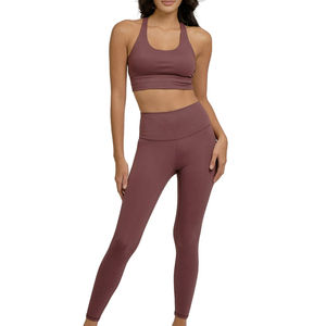 Conjunto de Yoga Personalizado para Mujer, Ropa Deportiva Nueva, Ropa de Gimnasio, Ropa de Fitness Moderna y de Venta Caliente, Conjuntos de Yoga Económicos en Oferta - Product Image 1