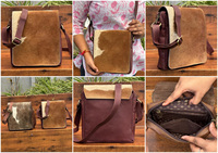 Sac à bandoulière en cuir de vachette véritable haut de gamme pour femmes grande capacité sacs à bandoulière design polyvalent sensation de luxe léger