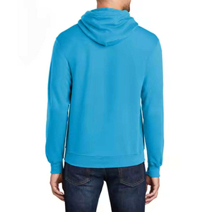 Sweat à capuche homme surdimensionné en molleton 100% coton, qualité supérieure, broderie 3D unie, logo personnalisé, streetwear, automne-hiver - Product Image 5