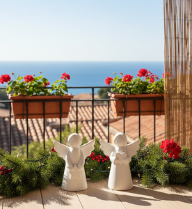 Figura de Ángel Blanca con Vela – Elegante Decoración para el Hogar y Artículo de Regalo - Product Image 2