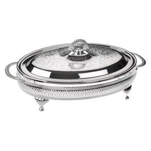 Premium Quality Food Hot Pot Container Metal Chafing Dish Casserole With Leak Proof <b>Lid</b> High Demanding - Product Image 2