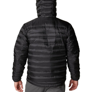 VANEK INTERNATIONAL Men's <b>Light</b> Blue Canvas Winter Puffer <b>Jacket</b> Front Stand Collar Zipper Closure Slim Fit Casual <b>Waterproof</b> - Product Image 3