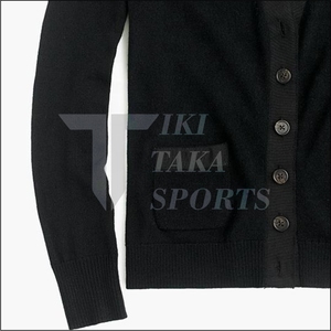 เสื้อคาร์ดิแกน Tiki Taka Sports แบบ unisex สวมใส่สบายสำหรับฤดูใบไม้ร่วงและฤดูหนาว ผ้าถักปักลาย ป้องกันรอยยับ ซับในผ้าฝ้าย แต่งเชือกผูก เหมาะสำหรับกลุ่มเพื่อนร่วมงาน - Product Image 2