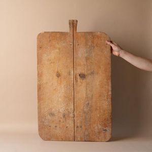 Planche à découper professionnelle en bois pour la cuisine, surface en bois robuste et durable pour couper les légumes, les fruits et la viande - Product Image 1