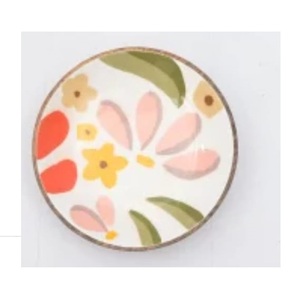 Bol en bois d'acacia haut de gamme pour fruits et salades, finition royale, intérieur émaillé imprimé, idéal pour hôtels et restaurants - Product Image 2