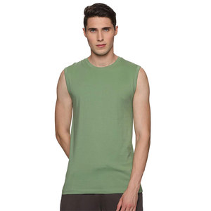 Débardeurs de sport décontractés pour hommes, best-seller, design côtelé personnalisé, débardeurs de gym grande taille, tricotés extensibles, coupe ajustée, couleur unie, personnalisables - Product Image 4