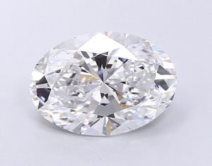 Diamant de laboratoire ovale de 3,52 carats D VVS2, polissage excellent, certifié premium, gemme synthétique écologique pour la joaillerie sur mesure - Product Image 1