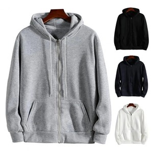 Custom Logo Eco-Friendly <b>Polyester</b>/Cotton <b>Yarn</b> Dyed Hoodie Heavyweight Fleece Winter Men's Pocket Shoulder-Dropping Solid Color - Product Image 4