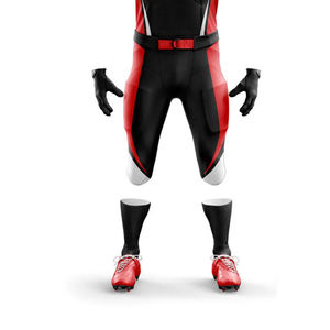 Uniforme de football américain sublimé sur mesure à manches courtes 100% polyester avec logo personnalisé - Service OEM pour les acheteurs internationaux - Product Image 6