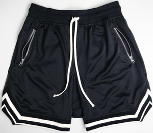 Shorts Bermuda Décontractés Homme Grande Taille Rouge Respirant Qualité Supérieure Couleur Unie Taille Élastique Rayures Latérales Tricotées Taille Mi-Haute 100% Coton - Product Image 2