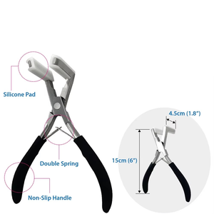 Hair Extension Tool <b>Tape</b> in pliers hair Extension Pliers for <b>Micro</b> Rings Links Beads Remove Plier with Custom Packing - Product Image 4