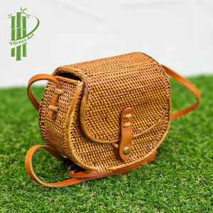 Cestas de Almacenamiento VGREENART Hechas a Mano, Ecológicas, de Ratán y Seagrass, Bolsos Modernos para Mujer, Diseño Activo, Organizadores de Alimentos - Product Image 2