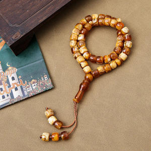 Cuentas de Resina de Moda para Tasbih, Rosarios Religiosos Musulmanes para la Oración y Reflexión del Ramadán, Hechos a Mano, Coloridos, Redondos, Decoración para el Hogar - Product Image 5