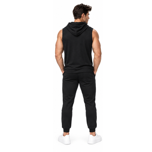 Sudadera sin Mangas Personalizada para Hombre, con Apliques Bordados, Diseño OEM/ODM, de Algodón y Felpa, Ecológica, para Gimnasio, Entrenamiento y Fitness - Product Image 4
