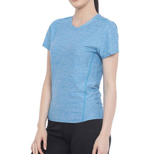T-shirt décontracté pour femme, nouvelle mode, logo personnalisé imprimé, écologique, 100% coton, respirant, séchage rapide, vêtements d'extérieur pour l'été - Product Image 5