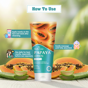 โลชั่นบำรุงผิวมะละกอผสมสารกันแดด SPF 15 สำหรับผู้ชายและผู้หญิง ใช้ได้ทุกวัน ราคาถูกจากอินเดีย จำหน่ายราคาส่ง - Product Image 3