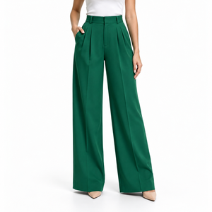 Pantalon large sur mesure, vêtements décontractés, respirant, en polyester/coton, molleton épais, pantalon de survêtement hip hop pour femmes, hiver - Product Image 1