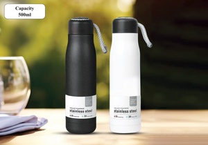 Termo Inteligente de Acero Inoxidable de Diseño Moderno Premium de 500 ml, Botella de Agua con Aislamiento al Vacío y Pantalla LED de Temperatura, Mantiene el Calor de 12 a 24 Horas - Product Image 5