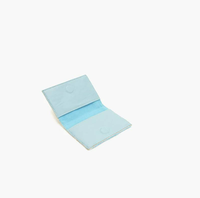 Sampul Paspor Lipat Ramah Lingkungan Buatan Tangan Berbahan Katun 100% dengan Hiasan Manik-Manik Pohon Palem, Warna Dapat Disesuaikan, untuk Paspor Lengkap