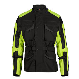 Veste de moto touring imperméable en Cordura de haute qualité pour adultes, meilleur design néon, toutes saisons, vêtements de sport pour l'aventure, équipe de course, taille XL - Product Image 1