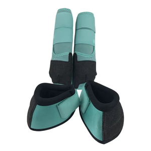 Bottes de protection pour chevaux personnalisées en gros, avec rembourrage absorbant les chocs et soutien complet des tendons, fabriquées au Pakistan, avec option OEM - Product Image 2