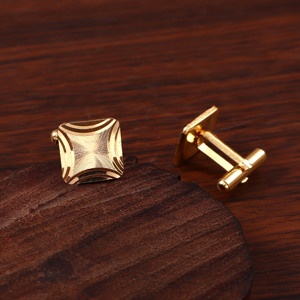 Gemelos Cuadrados de Platino Grabados para Hombre, Clásicos para Boda, Aniversario, Regalo para Novio, Día del Padre, Navidad, Fiesta, Camisa Formal - Product Image 3