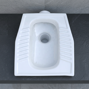 Vistaar Dark Blue Porcelain Eastern Squatting <b>Pan</b> Rustic Style WC Toilet Commode <b>Ceramic</b> Sanitary Ware Export India - Product Image 5