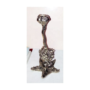 Candelabro de metal para decoración de mesa / Portavelas moderno, soporte decorativo para interiores y exteriores - Product Image 6