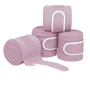 Bandages de protection respirants en polaire pour chevaux avec élastique robuste pour l'entraînement, l'exercice et la prévention des blessures - Personnalisables - Product Image 1