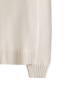 Pull en tricot à col zippé unisexe, couleur unie, col rabattu, coupe classique, vêtement d'automne - Product Image 6