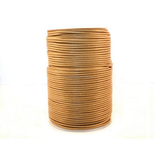 Cordons en cuir ronds de haute qualité de 2,5 mm, couleur naturelle, pour bijoux et travaux artisanaux, prix de gros d'usine - Product Image 1