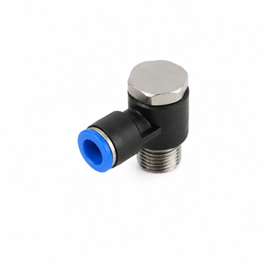 Connecteur pneumatique mâle à connexion rapide G1 4, coupleur d'air fileté en acier inoxydable, joint bleu pour machines - Product Image 5