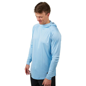 เสื้อฮู้ดดี้ตกปลาสำหรับผู้ชาย โพลีเอสเตอร์ 100% UPF 50 ประสิทธิภาพสูง แห้งเร็ว ระบายอากาศได้ดี ป้องกันแสงแดด - Product Image 2