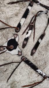 ชุดเครื่องหนังวัว100% ชุดอานม้าแบบตะวันตกดีไซน์แบบใช้มือมีสายรัดอกปกหน้าอก - Product Image 4