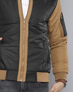 Veste bomber réversible respirante coupe-vent à broderies pour homme de haute qualité en gros, manches longues, style universitaire, décontractée, personnalisée - Product Image 4