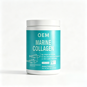 OEM ODM Hydrolyzed Fish <b>Collagen</b> Peptides Type I,III Non GMO Unflavored GMP HACCP ISO Halal BRC Net 246g - Product Image 1
