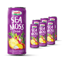 Fabrieksdirecte prijs Dragon Fruit Mango Ananas Zeewier Mix Multivitamine Nawon Drank Kleurrijk Tropisch Sap Groothandel Export
