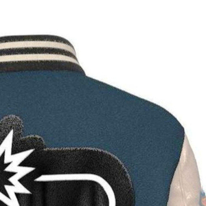 Chaquetas Varsity Letterman para Hombre en Stock, Cuello Alto, Logotipo Bordado, Chaqueta Bomber Oversize, Largo Regular - Product Image 4