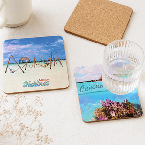 Posavasos de Madera MDF Personalizados con Logotipo, Reciclados y Sostenibles, para Regalos Promocionales y Eventos, <span class=keywords><strong>Precio</strong></span> al por Mayor - Product Image 1