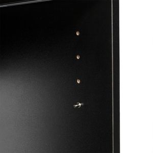 Scrivania per Computer di Alta Qualità in Melamina Integrata Nera RT con Cassetto - Product Image 5