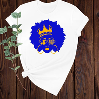 T-shirt SGRHO RHoyalty blanc personnalisé avec lettres grecques, tee-shirt de sororité à manches courtes, col rond, décontracté, mode estivale, vêtements unisexes