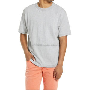 T-shirt en microfibre pour homme, dernier modèle, confortable et respirant, uni, grande taille, vente en gros, motif imprimé, vêtements pour adultes - Product Image 6