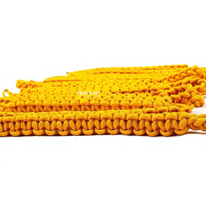 Low Price Custom Ceremonial Uniform Shoulder Cord Comfortable Silk Polyester Custom Yellow Color 2024 - Product Image 6