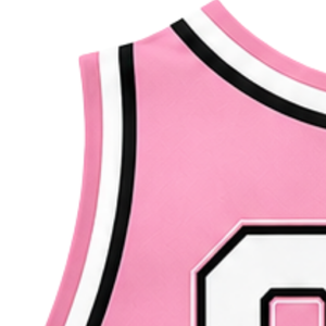 Haut court de cheerleading sans manches pour femme, rose clair, blanc, noir, col en V, pour performance athlétique, uniforme d'équipe, compétition - Product Image 4