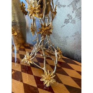 Vase de table en laiton personnalisable, design floral artisanal, vase décoratif - Product Image 5