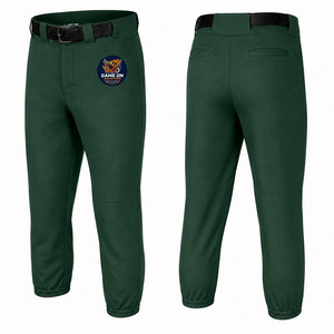 Pantalon de baseball toutes saisons pour homme, couleur bleu uni, logo personnalisé, évacuation de l'humidité, respirant, vêtements de sport et d'extérieur - Product Image 5