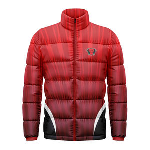 Chaqueta Acolchada Personalizada para Hombre, de Alta Calidad, para Invierno, con Estampado Sólido, Ligera, Resistente al Viento, Impermeable, Transpirable y Ecológica - Product Image 1