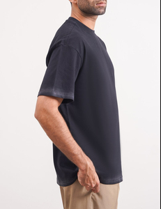 Camiseta de Hombre, Corte Regular, 100% Algodón, Tejido de Punto, Cuello Redondo, Manga Corta, Color Sólido, Estilo Casual, 200 Gramos, con Estampado, Estilo Urbano - Product Image 4