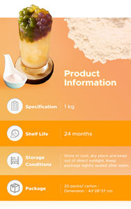 SIGNWIN Sweet Mango Tapioca Pearl Poudre en Bag-1kg - Product Image 4